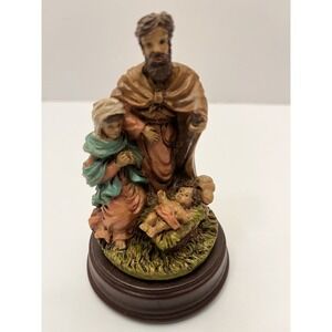 Kirkland's Cedar Creek Collection Hand Painted Porcelain Nativity Set Figurine